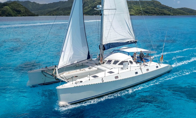 Outremer 55 Light FOr Sale with 36 Degrees Tahiti